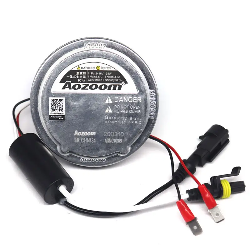 Aozoom 35W All in One HID Xenon Ballast Fast Bright Fast Start Round HID Ballast Canbus