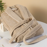 HUOYOUNG Peignoir personnalisé d'usine Vente en gros Cadeau de spa Ensemble de peignoirs 100% coton éponge personnalisé Peignoir