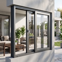 3i-Low-E Schiebefenster OEM ODM Private Label Maßgefertigte Glasfarbe und Größenkonfiguration für Händlerprojekte