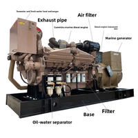 Motor Diésel Marino WEICHAI con Certificación CCS, 20KW 25KVA, Tipo Silencioso, 60Hz 1800 RPM, Marco Abierto, Alta Potencia, para Embarcaciones