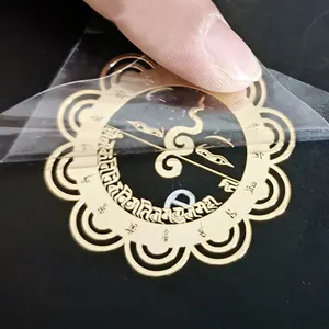 Etichette personalizzate con lettere metalliche autoadesive sottili Electroform Gold Nickel 3d Logo Transfer decalcomanie in rilievo adesivi in metallo