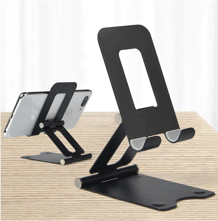 Suporte de celular invisível e dobrável, suporte de mesa adequado para telefone celular com aulas on-line para ipad