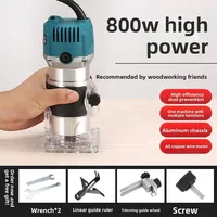 Machine de fraisage et de découpe électrique 800W pour le travail du bois, outil manuel de gravure et de rainurage, DIY, garantie 4 ans