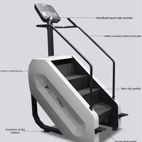 Appareil de cardio-training professionnel pour la remontée des escaliers, à résistance magnétique, robuste, avec écran LCD, pour salle de sport