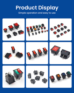 Kcd 0.05kg thuyền loại tự đặt lại nút nhấn chuyển đổi 15*21 Mét 1NO kết hợp nhựa cấu trúc điện tử không có khóa - Product Image 6