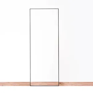 Desain Modern kualitas tinggi nuansa kayu putih pintu tersembunyi tidak terlihat untuk rumah dan ruang kantor