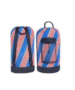 Ba lô polyester bền với dây đeo vai và túi lưới dây rút túi giặt để thuận tiện như một giỏ - Product Image 3