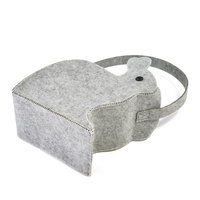 Cadeau Jeux de Chasse de Pâques Panier en Feutre en Forme de Lapin Sac à Bonbons sur le Thème de Pâques Panier en Forme de Lapin Seau à Oeufs