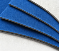 Tissu stratifié en mousse pour sellerie intérieure de voiture, largeur 1,5 m, matériau à dos éponge pour panneaux de toit et de portes