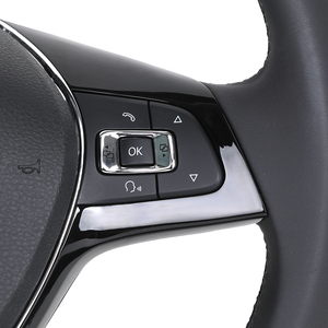 Volante de Cuero Personalizado para Volkswagen <span class=keywords><strong>VW</strong></span> Golf 5 6 7 MK7 <span class=keywords><strong>Polo</strong></span> <span class=keywords><strong>GTI</strong></span> Passat B8 CC Tiguan Jetta Arteon Variant Vento T-Roc - Product Image 4