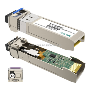 ตัวรับส่งสัญญาณ SMF พอร์ตเดียว LC 1270/1330nm 20กม. ส่ง10G SFP + - Product Image 1