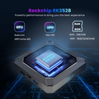 X98K Rockchip RK3528 Android 13 Quad Core 4K TV Box 2.4G/5G WiFi BT 5.0 Decodificador Global