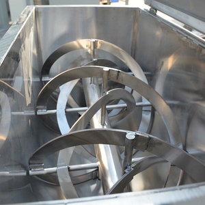 Máy trộn bột thép không gỉ kiểu băng tải mini, máy trộn bột và hạt dạng băng tải 100kg, máy trộn gia vị, bột ớt đạt chuẩn thực phẩm - Product Image 5