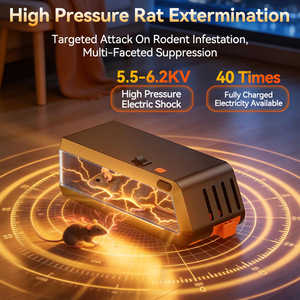 Trampa para Ratones Eléctrica de Alto Voltaje, Trampa de Descarga Rápida Sin Contacto, Solución para Control de Roedores en Interiores, para el Hogar y el Garaje - Product Image 1