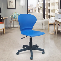 Chaise simple bureau mobilier primaire élémentaire fauteuil en plastique hauteur réglable bureau chaise en plastique acier