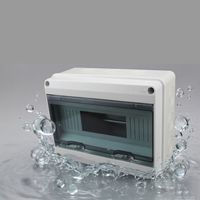 JINHAI Boîtier de distribution ABS étanche IP65 à 12 voies, OEM ODM, pour disjoncteurs MCB, certifié CE, 220V-380V 18A-150A, Vente Chaude