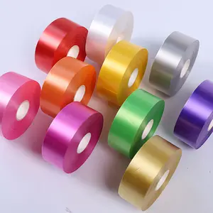 3.2CM * 50M Bóng Đầy Màu Sắc Curling Ribbon Cho Đám Cưới Sinh Nhật Thủ Công Quà Tặng Favour Đảng Decoration