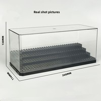 Boîte de rangement en plastique compatible Hhej Modèle 10710 pour collection de figurines Block Man, pour adolescents et adultes, vente en gros transfrontalière