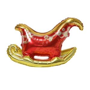 Ballons 4D mignons en aluminium avec traîneau à wapitis et cerfs pour la fête de Noël Boule gonflable avec artisanat d'ambiance <span class=keywords><strong>classique</strong></span> - Product Image 5