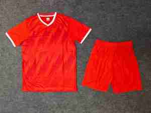 Hochwertiges Polyester-Fußball-Kit Atmungsaktive Fußball trainings geräte Kunden spezifischer Druck Futbol Camisetas Camisetas De Futbol - Product Image 3