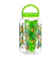Carafe à eau en plastique de qualité alimentaire pour la maison, 3,8 L, portable, incassable, avec tasses
