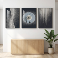 Cadre photo mural moderne en métal, décoration intérieure pour salon, chambre et bureau