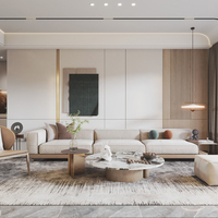 Panneau mural décoratif de style moderne, panneau intérieur de haute qualité, tissu en cuir