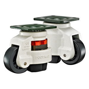 40F 60F 80F 100F 120F 150F Economy Type Leveling Machine <strong>Casters</strong> with Nylon Wheel and Rubber Foot - Product Image 1