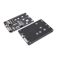 Disque SSD M.2 NGFF / MSATA vers SATA3 2-en-1, conversion des disques SSD M.2 NGFF / MSATA en disques durs SATA 2.5 " / 3.5" pour une utilisation