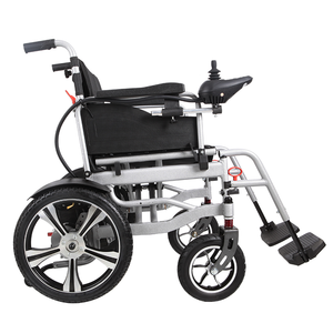 Silla de ruedas eléctrica de gran venta, marco de acero, silla de ruedas eléctrica cómoda plegable, silla de ruedas eléctrica resistente para adultos - Product Image 4