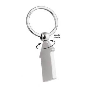 Llavero Metálico Personalizado con Diseño de Casa de Campo y Logotipo Personalizado - Product Image 2