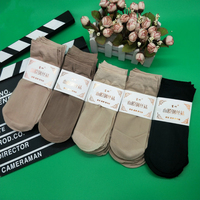 Vente en gros Chaussettes ultra fines d'été couleur marron couleur peau nue noires Chaussettes transparentes ultra fines pour femmes