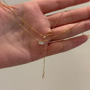 S925 Sterling <b>Silver</b> Box Pendant <b>Necklace</b> Free Female Pair <b>Heart</b> Black Agate Fried Dough Twists Snake Bone Chain Unique Number - Product Image 1