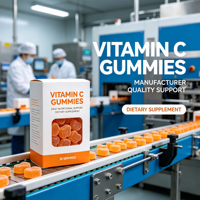 Gommes à la vitamine C pour adultes - Complément alimentaire naturel sans sucre pour un soutien nutritionnel quotidien