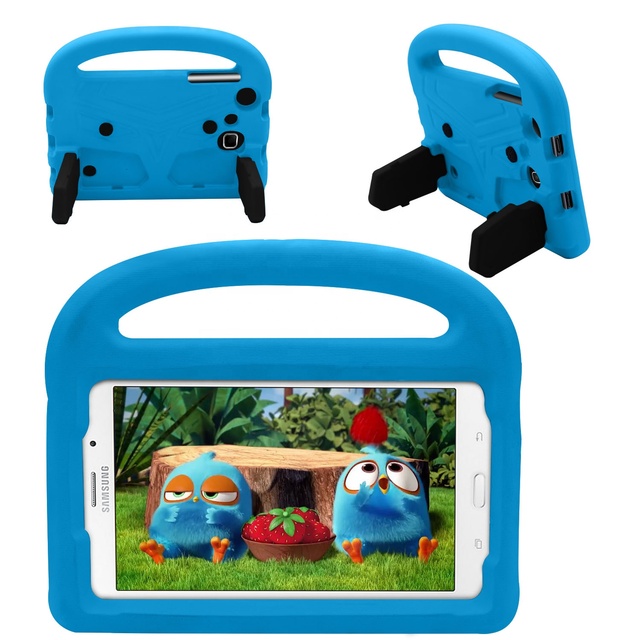 Non-toxic EVA Foam Handle Stand Cover Shockproof 7 Inch Universal Tablet Case for Samsung Galaxy Tab 4 3 a E 7.0"