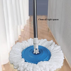 Imaxx cổ điển quay 360 lau xô đặt sàn làm sạch ma thuật sợi nhỏ lau với đầu thay thế để làm sạch sàn - Product Image 6