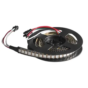 DC 5V WS2812B WS2812 5050 3535 RGB מיעון בנפרד פיקסל פס Led רצועת אור 0.5M 1M 2M 3M 4M 5M