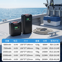 Batterie de pêche électrique Power Display 14.8V 15000mAh 20000mAh, batterie lithium-ion durable pour Daiwa Shimano