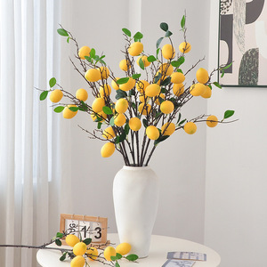 Branches de fruits artificielles Yoshinobu, baies en mousse, plantes vertes, grandes branches d'arbre décoratives sur pied - Product Image 2