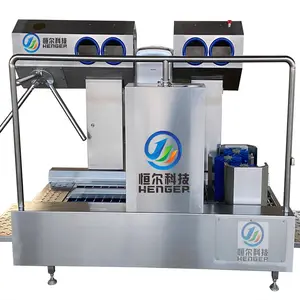 High Efficiency Intelligent Deep Cleaning Boot Shoe Washing Machine Hygiene Station for Food Processing Industry