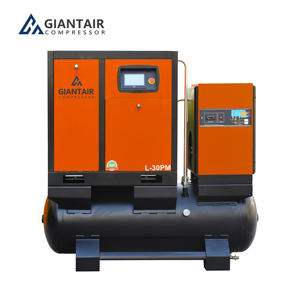 GiantAir 7.5KW 11KW 15KW 18,5 compresor de aire de ahorro de energía 4 en 1 compresor de aire de tornillo todo en uno compresor de aire de velocidad fija - Product Image 3