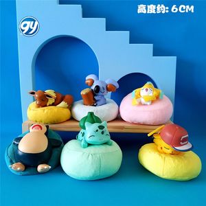 Ensemble de figurines de la série Pokemoned <span class=keywords><strong>Sleeping</strong></span> Pose, boîte mystère, modèle de voiture, décoration, peluche, vente en gros - Product Image 6