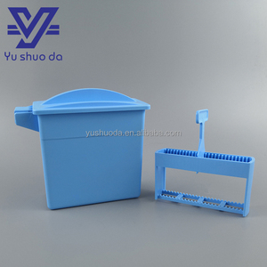 25-pc mô học trượt nhuộm Jar Rack cho phòng thí nghiệm sử dụng làm bằng thủy tinh và thép không gỉ - Product Image 3