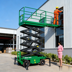 Plateforme élévatrice à ciseaux électrique - Treuil de construction métallique neuf, capacité 300 kg - 2 tonnes, pour usage domestique et hôtelier - Product Image 4