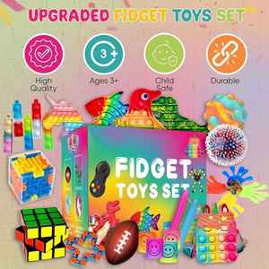 24 rennes remplissable sensoriel en gros calendrier de l'avent enfants emballage de noël boîte en carton personnalisé Fidget jouet calendrier de l'avent - Product Image 4