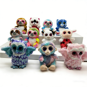 Colección de peluches personalizados con ojos grandes y adorables, set de peluches para niños, animales de peluche con ojos brillantes - Product Image 2