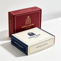 Boîte en carton ondulé imprimée offset avec feuille d'or, production 72H, pour emballage sur mesure de costumes et vêtements, recyclable