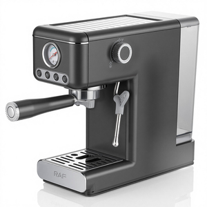 Cafetera RAF de 1.2L, 20 Bares, Acero Inoxidable, Semiautomática, con Indicador, Cafetera Espresso Profesional Automática RAF - Product Image 3