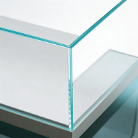 Verre blanc personnalisé de luxe, verre trempé 5 mm/6 mm/8 mm, résistant aux hautes températures