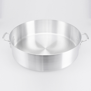 Brasero <span class=keywords><strong>de</strong></span> aluminio <span class=keywords><strong>de</strong></span> un solo fondo <span class=keywords><strong>grande</strong></span> <span class=keywords><strong>de</strong></span> alta calidad para freír y sopas, versátil para uso en cocina <span class=keywords><strong>de</strong></span> restaurante y hotel - Product Image 3